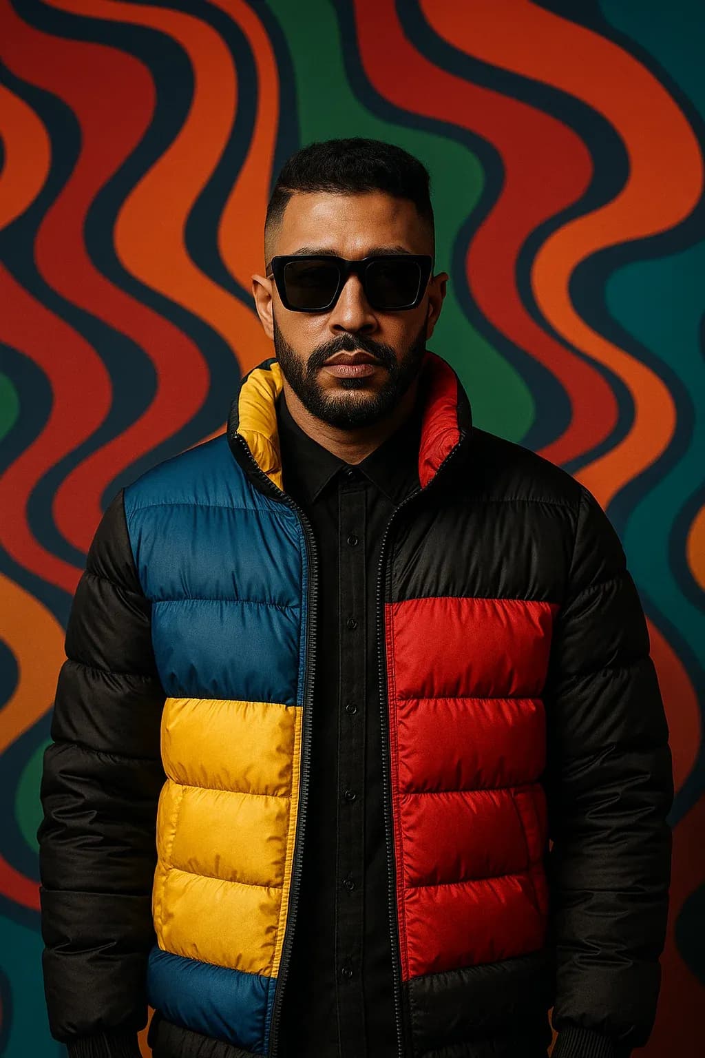 Psychedelic Fashion Portrait