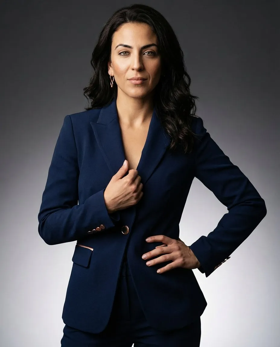 Cinematic High-Fashion Portrait, Minimalist Charcoal Gradient Lighting