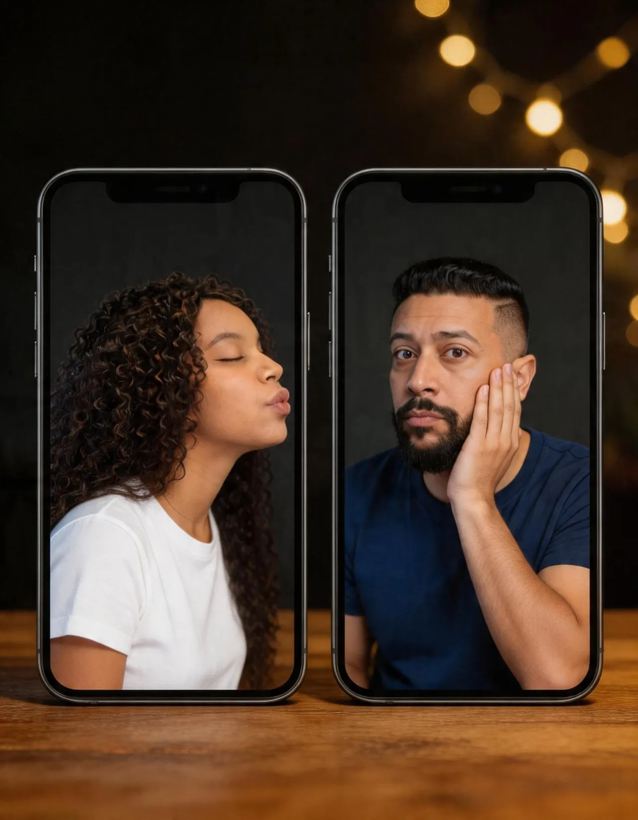 Cinematic Smartphone Interaction with Virtual Kiss