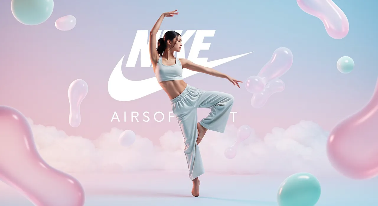 Ethereal Nike Campaign Visual