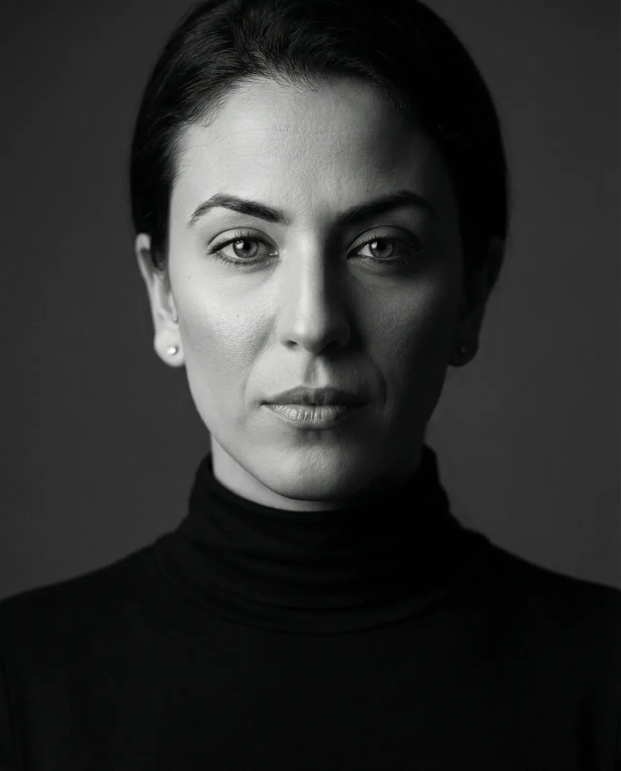 Minimalist Black and White Fine Art Portrait