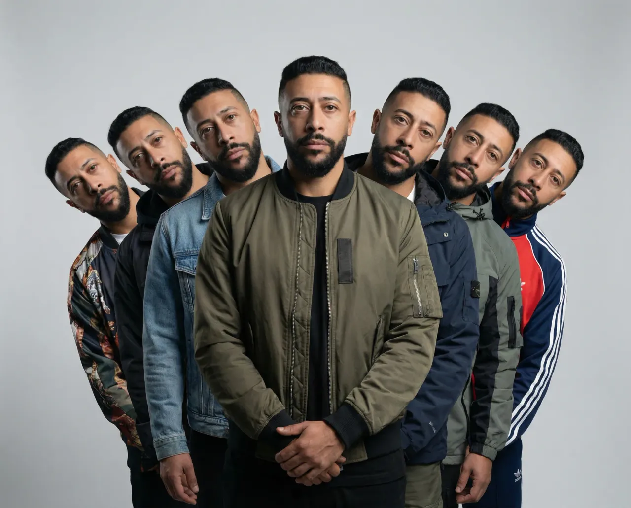 Symmetrical Clone Multiplicity Editorial Portrait