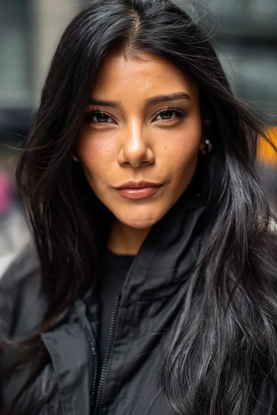Close-Up Portrait of Confident Woman (Midjourney Only)