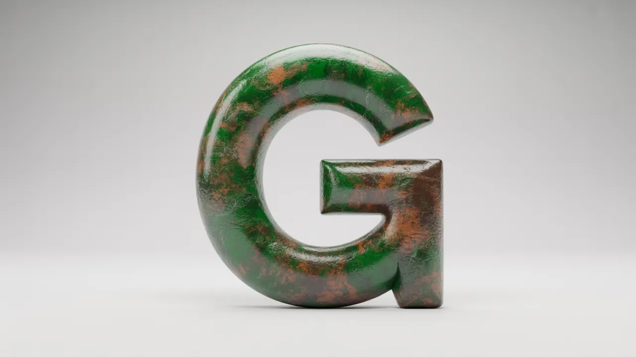 Text Style: Oxidized Metal