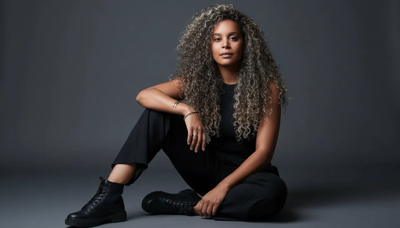 Contemporary Premium Fashion Editorial Studio Portrait Template