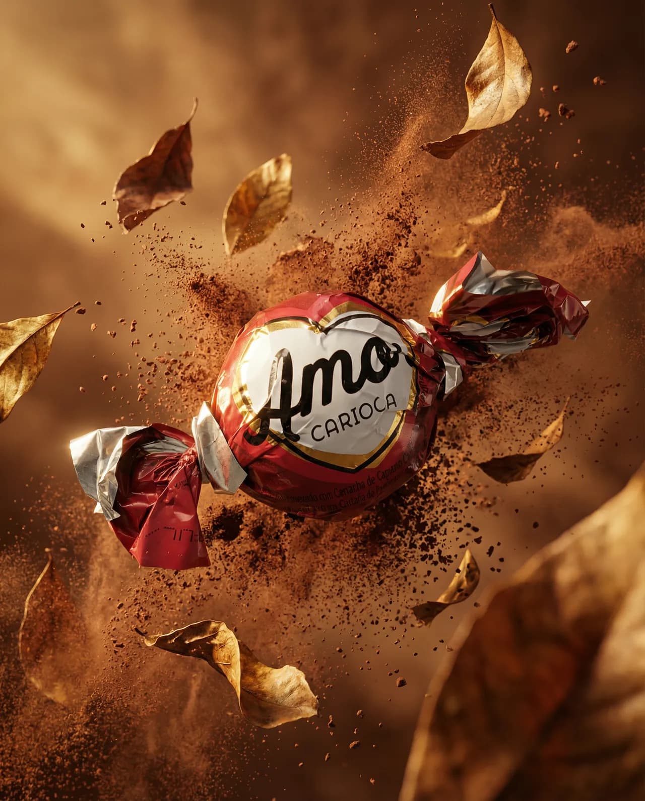 Cinematic Cocoa Product Explosion – Premium Food Advertising Template