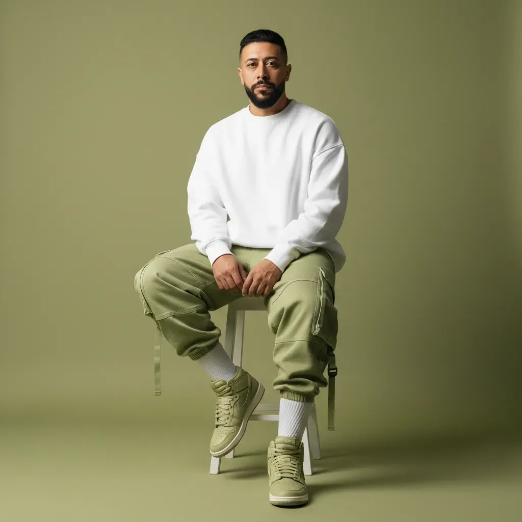 Lemon Futuristic Editorial Studio Portrait