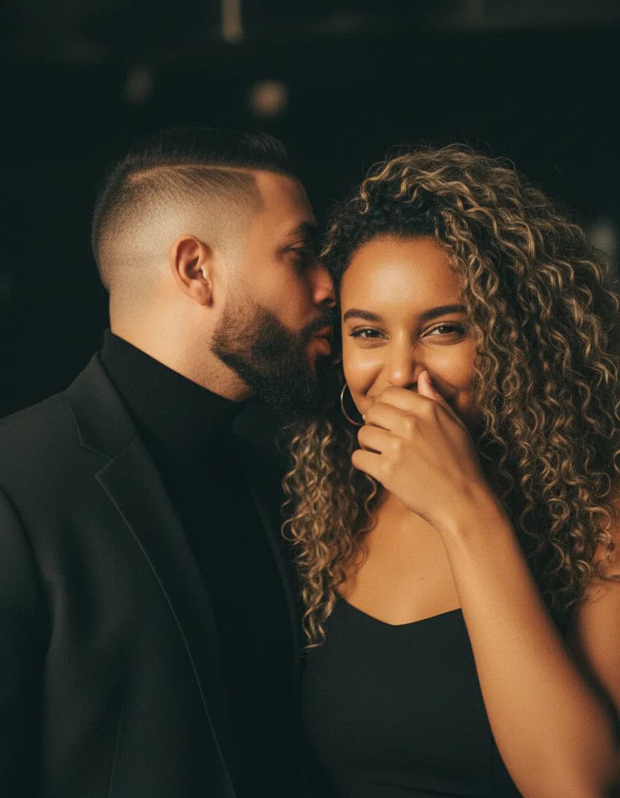 Intimate Cinematic Whisper Couple Close-Up Template