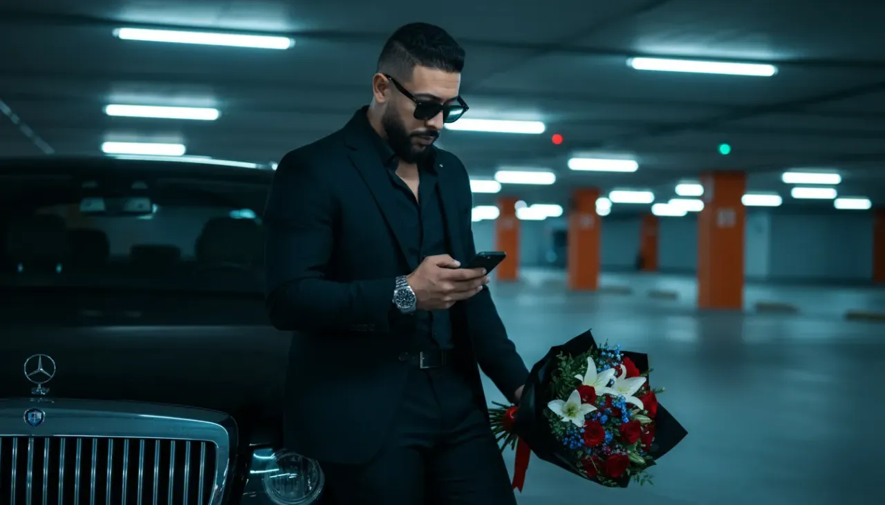 Underground Garage Romantic Cinematic Portrait