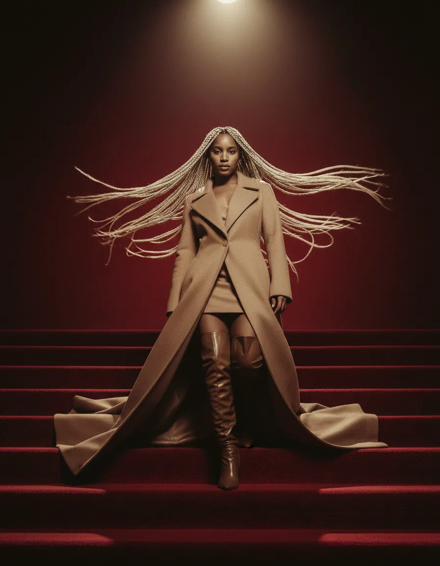 Dramatic Fashion Descent Editorial