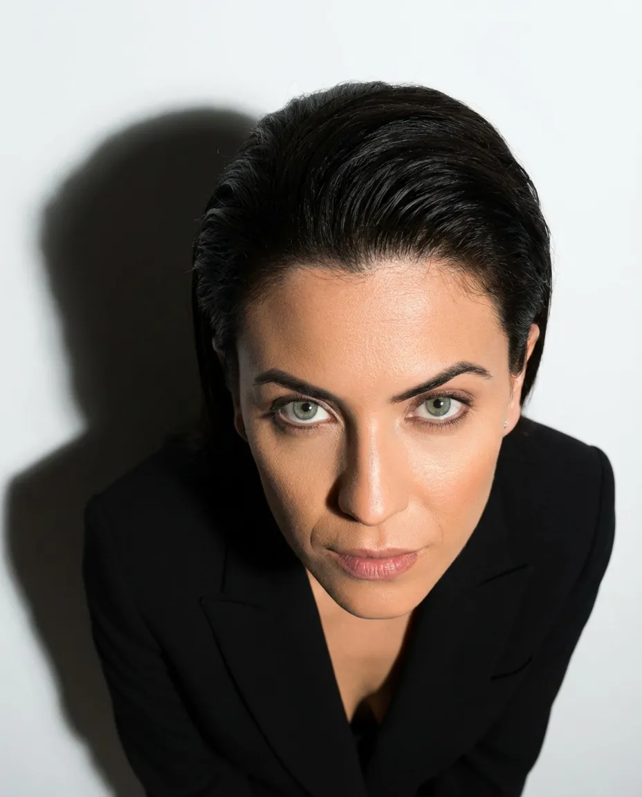 High Angle Portrait Photography with Descending Perspective