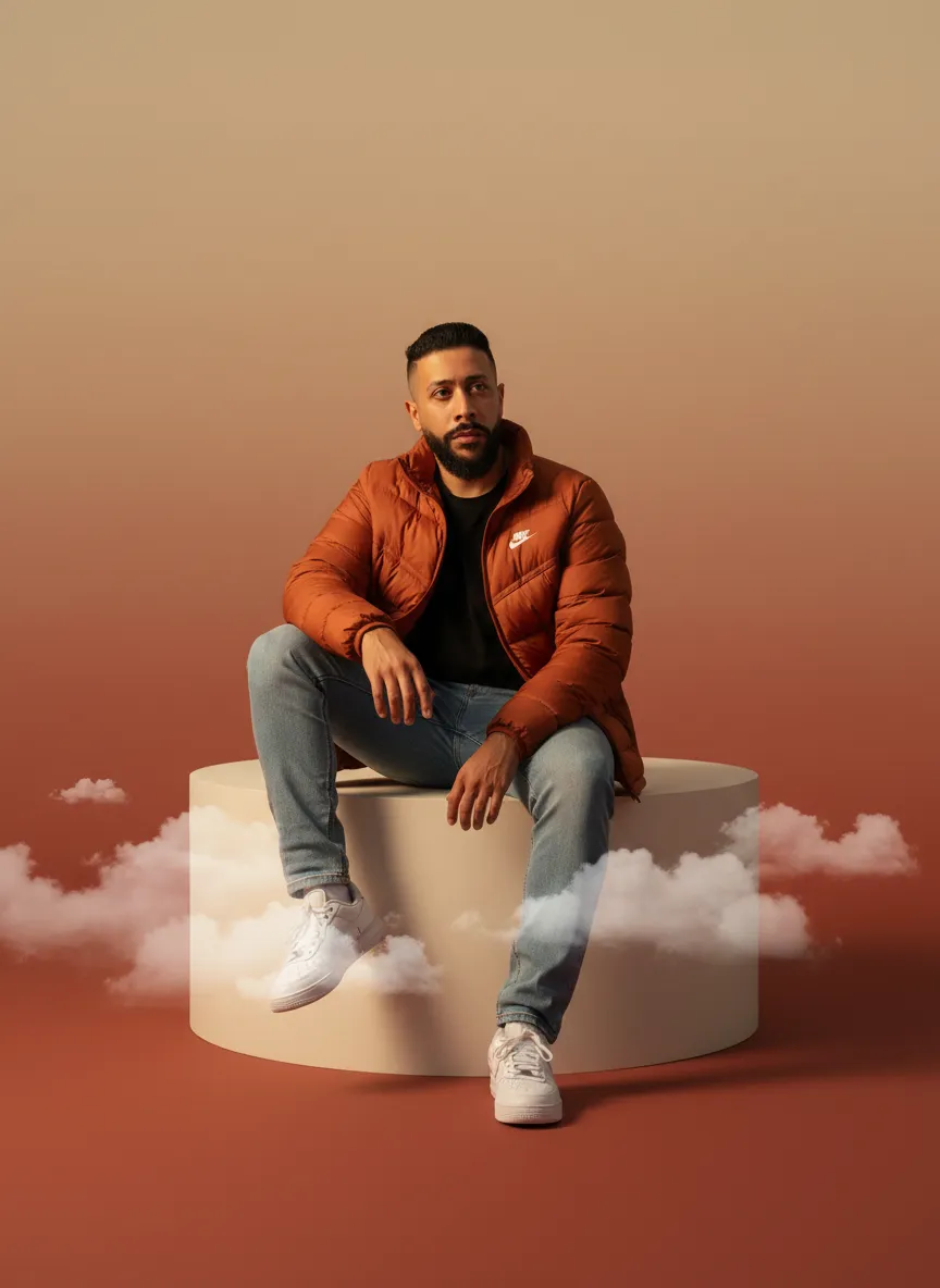 Cinematic Minimalist Fashion Portrait