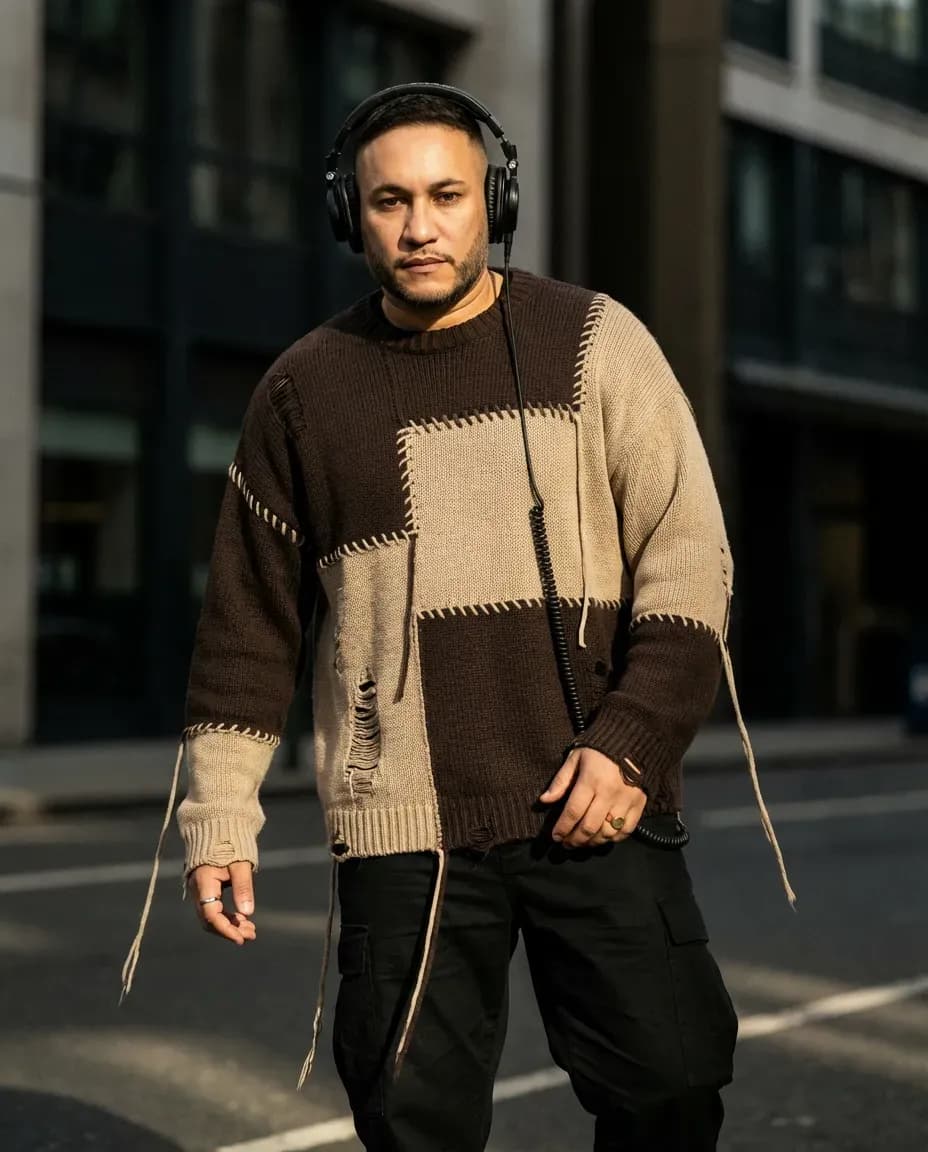 Cinematic Hyper-Realistic Full-Body Street Fashion Portrait