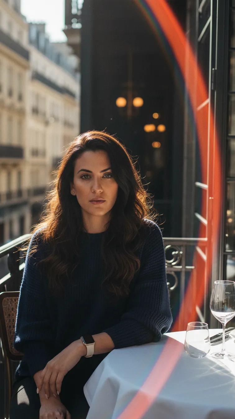 Cinematic Street-Fashion Backlit Medium Portrait