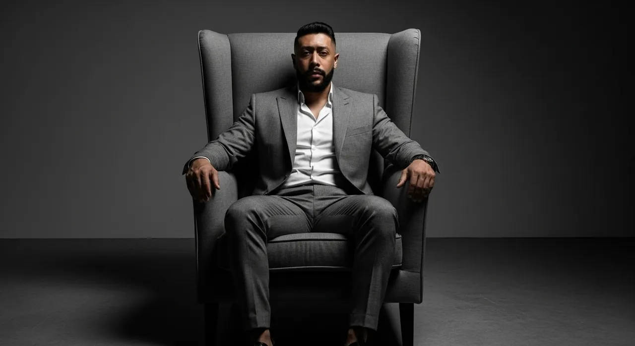 Strength in Stillness – Monochrome Power Portrait