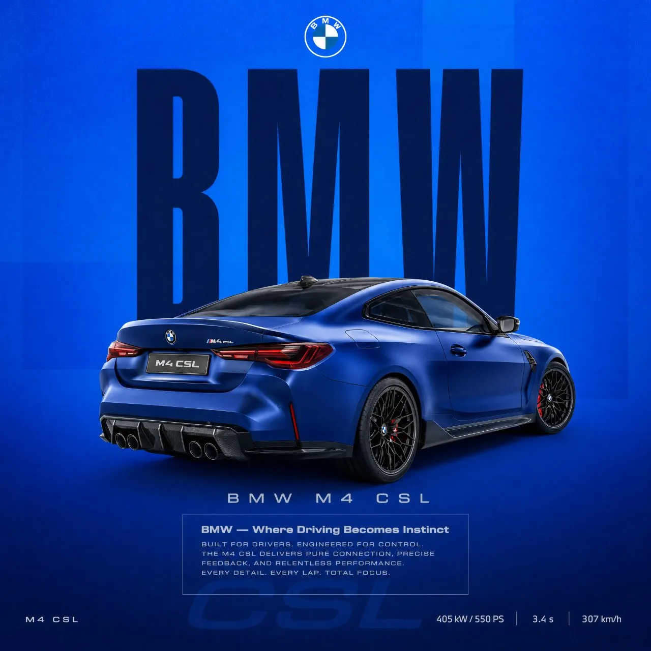 4:5 High-Performance Car Social Poster, Minimal Studio Photography