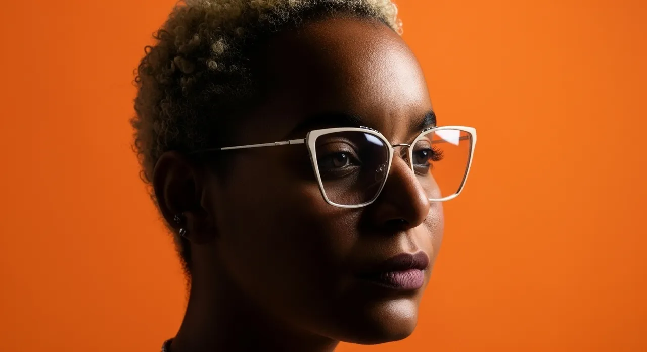 Minimal High-Fashion Portrait with Shadows