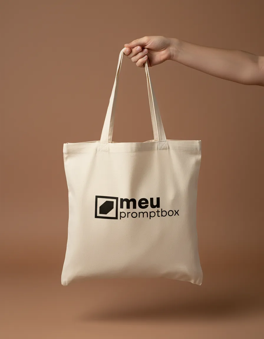 Studio Cotton Tote Bag Commercial Product Mockup