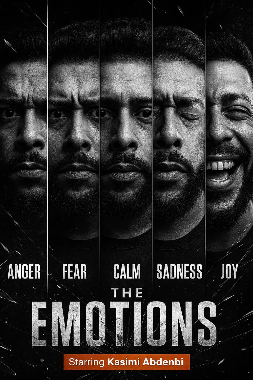 The Emotions – Cinematic Black-and-White Poster