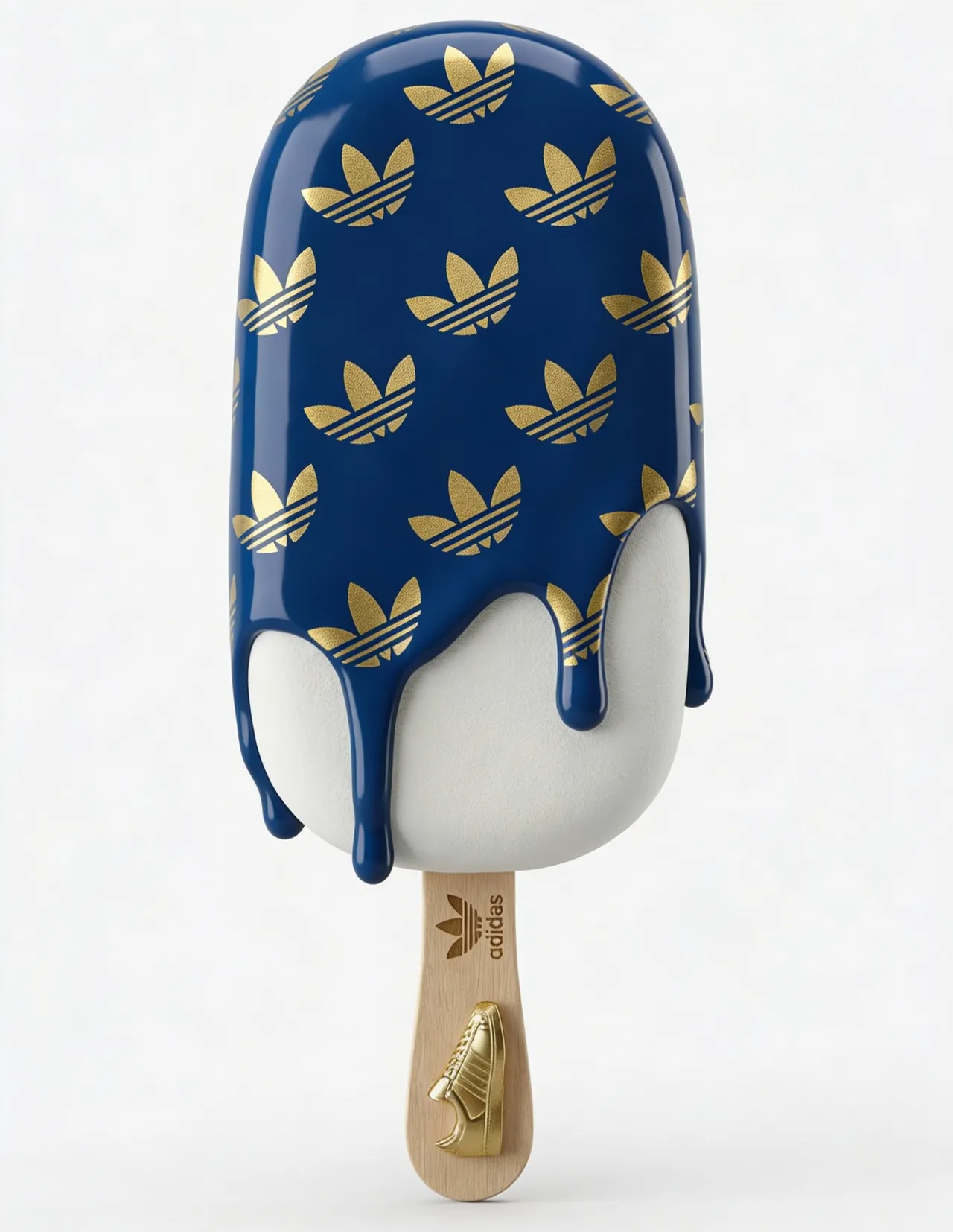 Luxury Fashion-Inspired Ice Cream Product Render Template