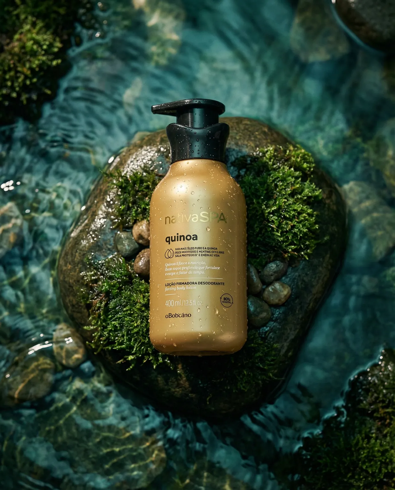 Emerald Water Luxury Skincare Product Shot