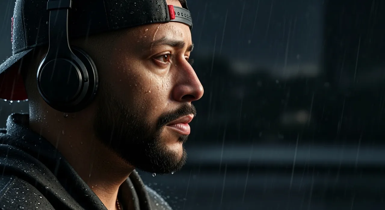 Melancholic Rain Portrait