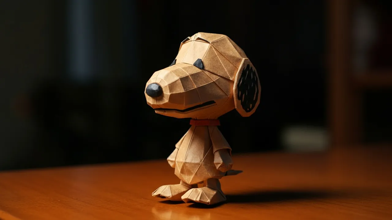 Escultura Origami Ultra-Realista