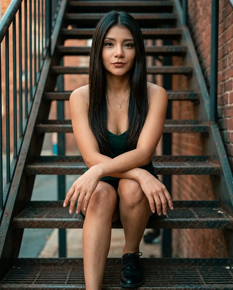 Ultra-Realistic Cinematic Urban Portrait with Teal-Orange Grading