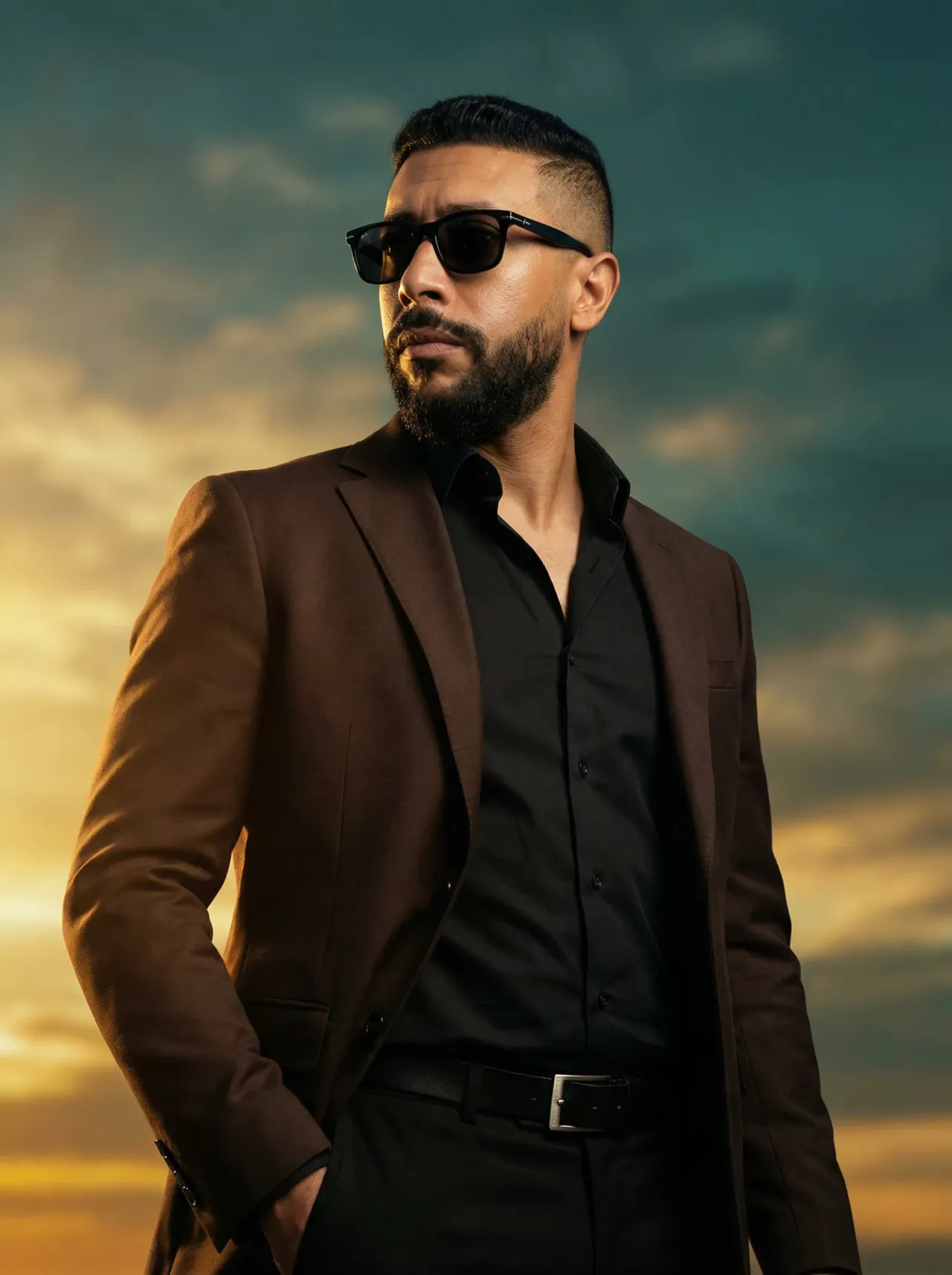 Cinematic Hero Movie Poster Portrait