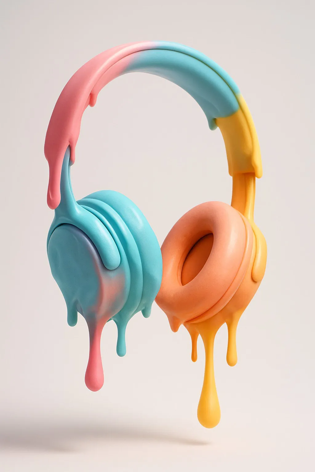 Hyperrealistic Melting Object Poster