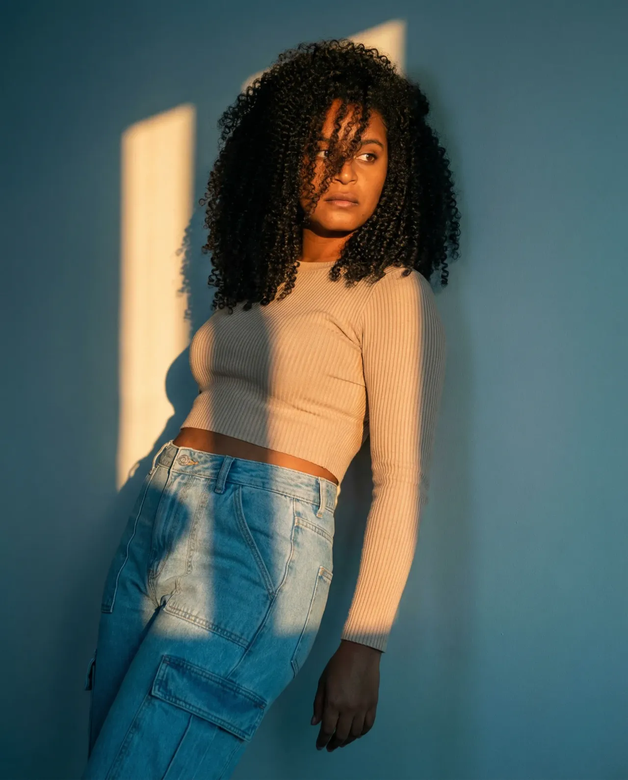 Cinematic Teal and Orange Editorial Portrait Face Swap