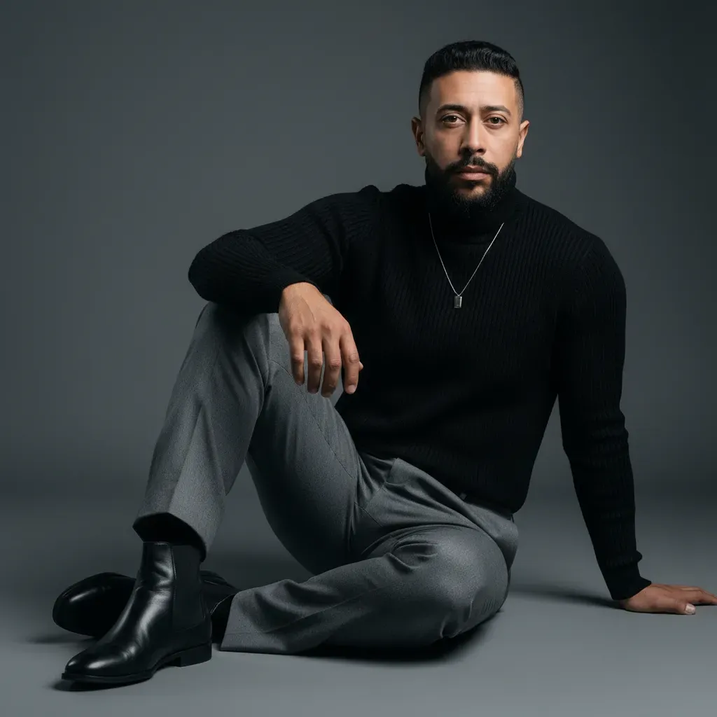 Modern Minimalist Luxury Floor Portrait