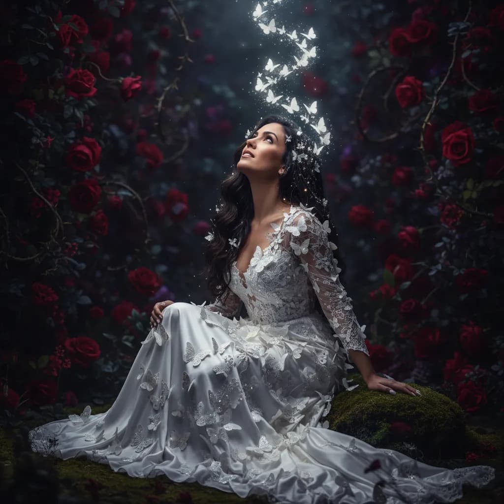 Ethereal Butterfly Fantasy Portrait