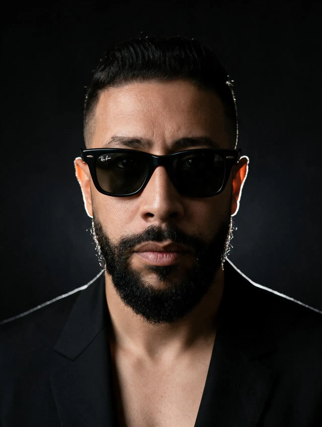 Cinematic Editorial Portrait of a Fashion Icon in Dramatic Lighting