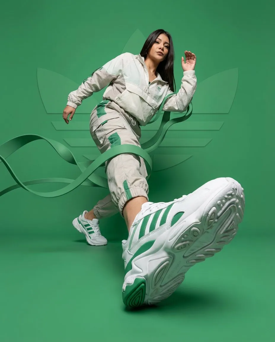 Cinematic Ultra-Wide Fashion Sprint Product Photography