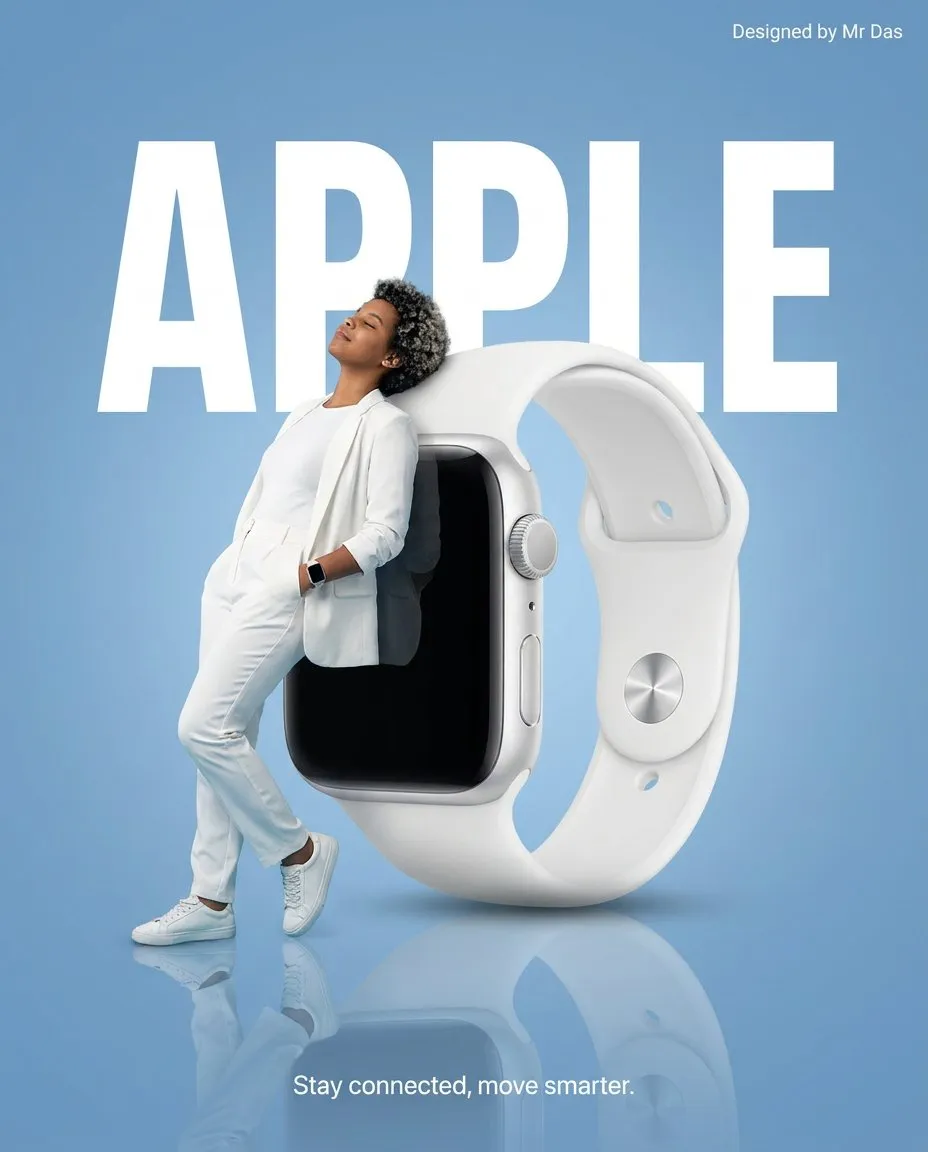 Minimalist Smartwatch Commercial Fashion Product Photography