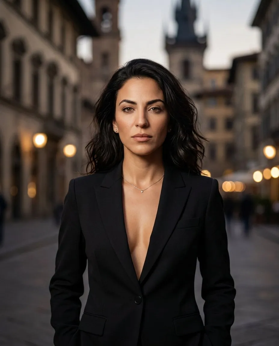 Luxury Fashion Portrait with High-Fidelity Facial Reference