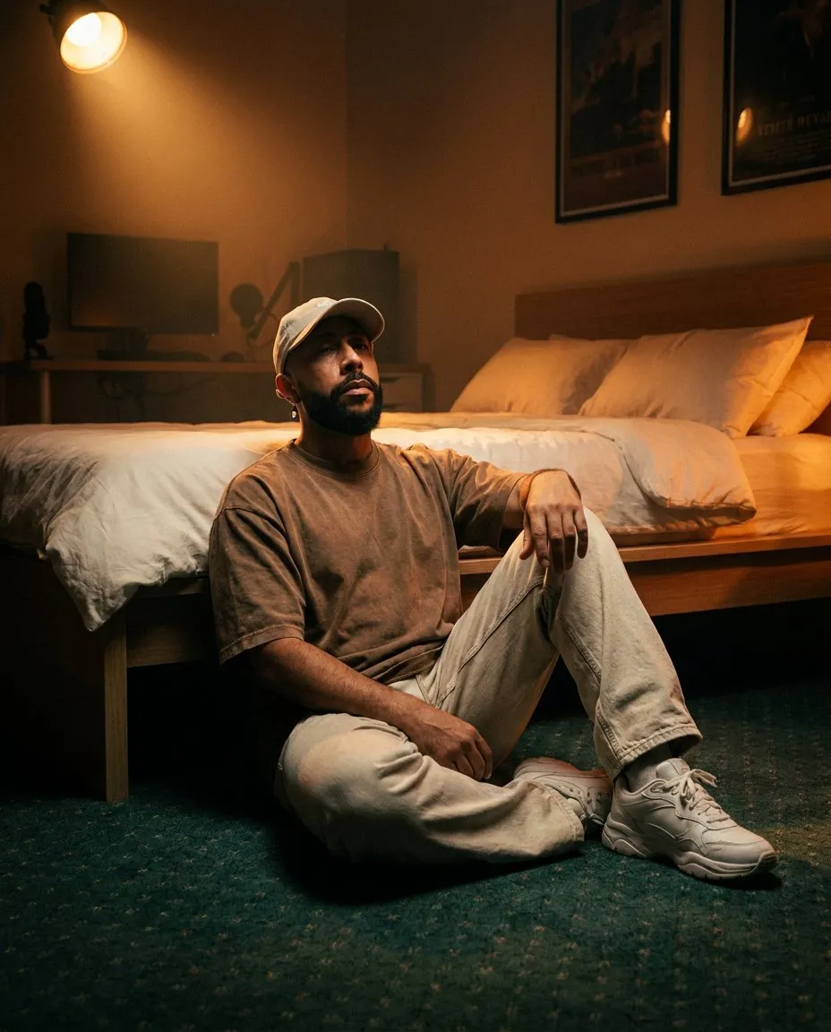 64K DSLR Ultra-Hyperrealistic Cinematic Bedroom Portrait