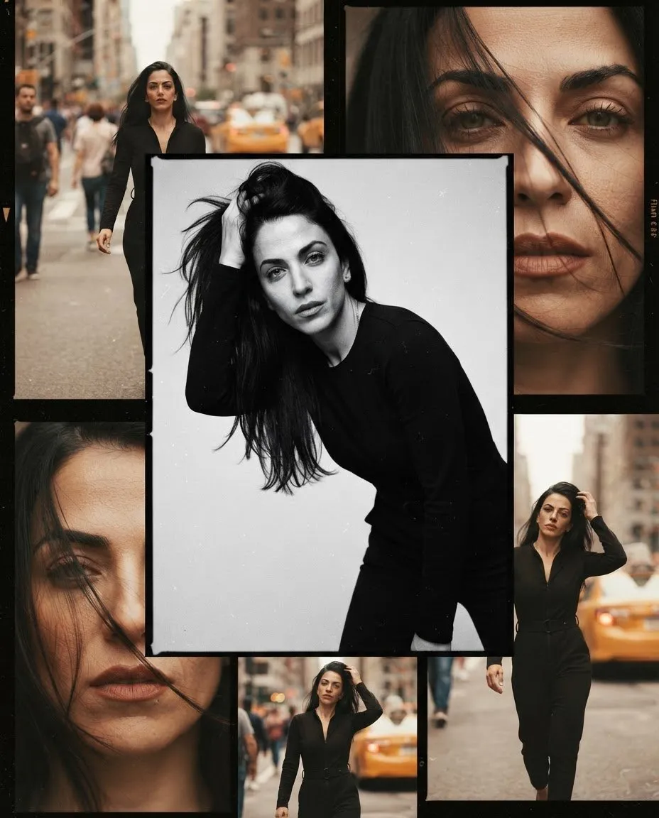 Moody Vintage Fashion Editorial with Cinematic Aesthetic