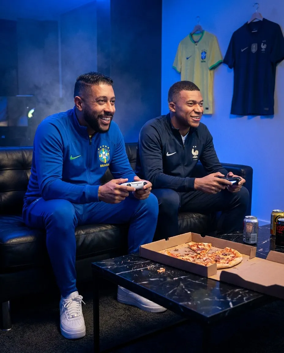 Cinematic 8K Lifestyle Portrait of Competitive Gamers