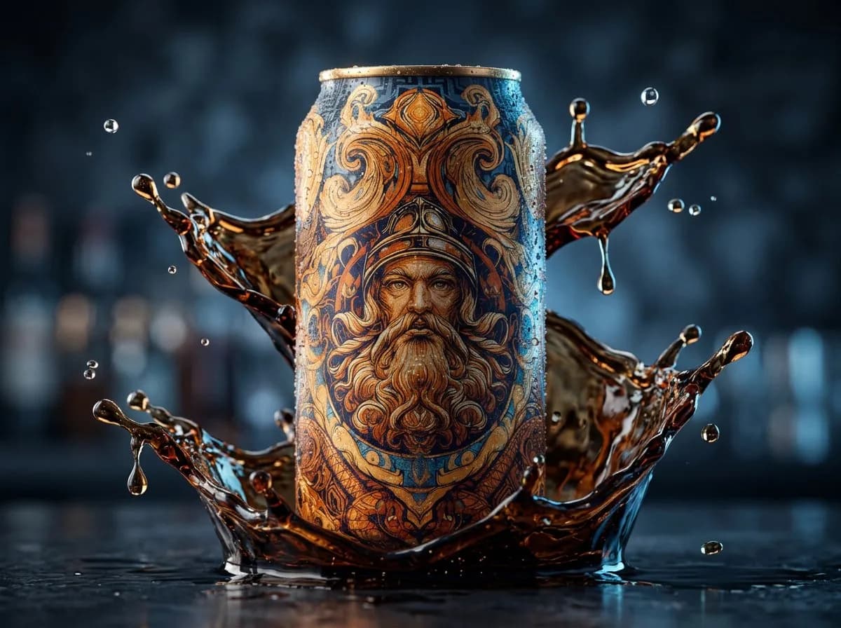Cinematic Cold Cola Can Product Photography