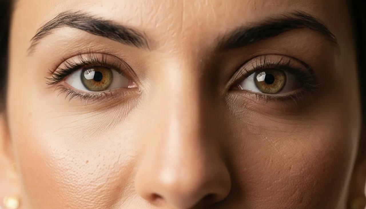 Extreme Macro Facial Portrait Photography — Photorealistic Clinical Detail - Imagem 1